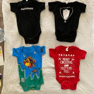 Bundle of short sleeved onesies/bodysuits - 12 month boys